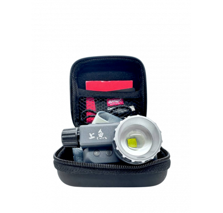 Фонарик налобный порт Sunree Poseidon Zoomable Headlamp  темно-серый